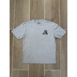 Palace U Figure T-Shirt Mens Medium‎ Gray Skateboard Y2K Graphic Tee FW19